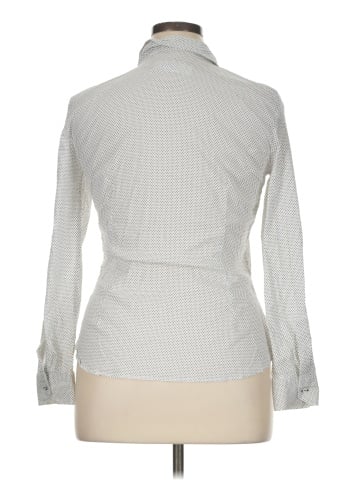 Zara Basic Long Sleeve Button-Down Shirt (view 2)