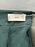 MNG Solid Black Green Formal Skirt Size M - photo 3