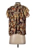 Let Me Be Brown Short Sleeve Blouse Size XS - photo 2
