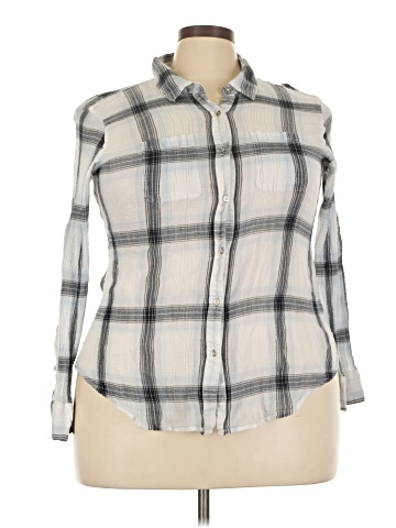 Calvin Klein Long Sleeve Button-Down Shirt (view 1)