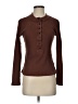 ASKK NY Brown Long Sleeve Henley Size Sm (1) - photo 1