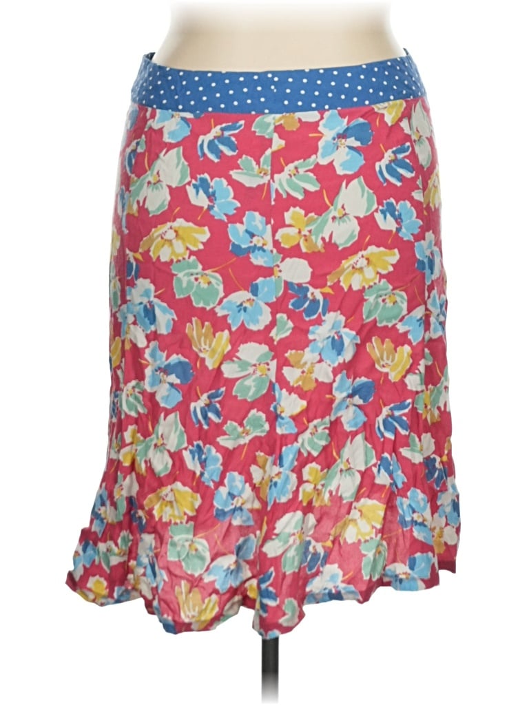 Boden Casual Skirt: Red Print Pattern Bottoms - Size 12