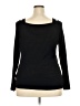 By Anthropologie Black Pullover Sweater Size 2X - photo 2