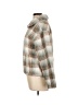 Lazy Sunday 100% Polyester Plaid Green Faux Fur Jacket Size L - photo 5