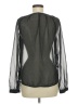 Old Navy 100% Polyester Black Long Sleeve Blouse Size M - photo 2