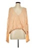 Free People Tan 3/4 Sleeve T-Shirt Size L - photo 1