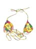Unbranded Print Yellow Swimsuit Top Size S - photo 1