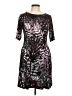 Roz & Ali Print Black Cocktail Dress Size 6 - photo 1