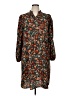 Shein 100% Polyester Print Brown Casual Dress Size XL - photo 1