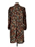 Shein 100% Polyester Print Brown Casual Dress Size XL - photo 2