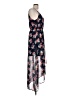 Sienna Sky 100% Polyester Floral Blue Black Casual Dress Size L - photo 4