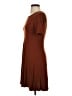 Forever 21 Solid Brown Casual Dress Size S - photo 5