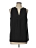 Duffield Lane Black Sleeveless Blouse Size L - photo 1