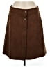 Chaps Solid Brown Casual Skirt Size 8 - photo 1