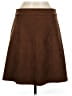 Chaps Solid Brown Casual Skirt Size 8 - photo 2