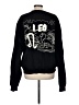 Good American 100% Cotton Solid Black Sweatshirt Size Med (2) - photo 2