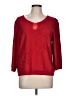 St. John Sport Paisley Red Pullover Sweater Size L - photo 1