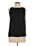 Ann Taylor LOFT Outlet 100% Polyester Black Sleeveless Blouse Size L (estimated) - photo 1