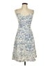Aqua Paisley Blue Cocktail Dress Size L - photo 1