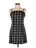 Empyre Plaid Black Green Casual Dress Size L - photo 1