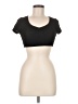 Shein Black Short Sleeve T-Shirt Size 6 - photo 1