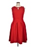 Unbranded Solid Red Cocktail Dress Size XL - photo 1