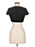 Shein Black Short Sleeve T-Shirt Size 6 - photo 2