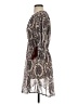 Floreat 100% Polyester Paisley Gray Casual Dress Size XS - photo 5
