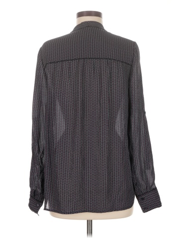 Vince. Long Sleeve Silk Top (view 2)