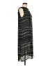 Max Mara 100% Silk Stripes Gray Casual Dress Size 12 - photo 4