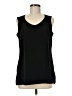 Susan Graver Black Sleeveless Blouse Size M - photo 1