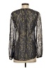 Lilly Pulitzer Metallic Gold Long Sleeve Blouse Size XS - photo 2