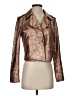 By Anthropologie Metallic Gold Jacket Size S - photo 1