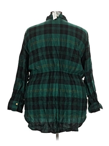 Lane Bryant 3/4 Sleeve Button-Down Shirt (view 2)