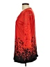 Unbranded Red Orange 3/4 Sleeve Blouse Size L - photo 5