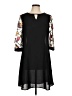 Unbranded 100% Polyester Graphic Black Casual Dress Size L - photo 1