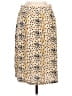 Mossimo 100% Polyester Animal Print Gold Casual Skirt Size M - photo 2