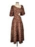 Sofie The label Paisley Floral Brown Casual Dress Size S - photo 1