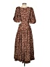 Sofie The label Paisley Floral Brown Casual Dress Size S - photo 2