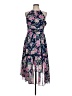 Eliza J 100% Polyester Floral Blue Cocktail Dress Size 10 - photo 1