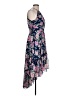 Eliza J 100% Polyester Floral Blue Cocktail Dress Size 10 - photo 4