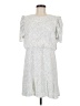 Express 100% Polyester Silver Casual Dress Size L - photo 1