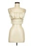 Zara 100% Polyester Ivory Sleeveless Top Size M - photo 1