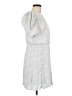 Express 100% Polyester Silver Casual Dress Size L - photo 4