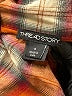 Thread Story 100% Cotton Plaid Orange Sleeveless Button-Down Shirt Size S - photo 7