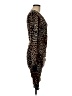 Hale Bob Animal Print Brown Cocktail Dress Size M - photo 4