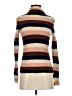 Madewell Stripes Brown Turtleneck Sweater Size XXS - photo 1