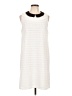 CeCe 100% Polyester Chevron-herringbone Ivory Casual Dress Size L - photo 1