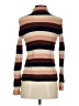 Madewell Stripes Brown Turtleneck Sweater Size XXS - photo 2