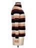 Madewell Stripes Brown Turtleneck Sweater Size XXS - photo 4